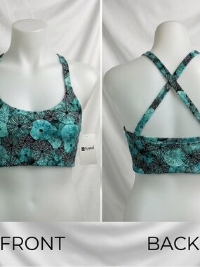 ✨🌊 Fused Hawaii Sea Urchin Print Bikini Top Size L NWT 8888-2 🌊✨